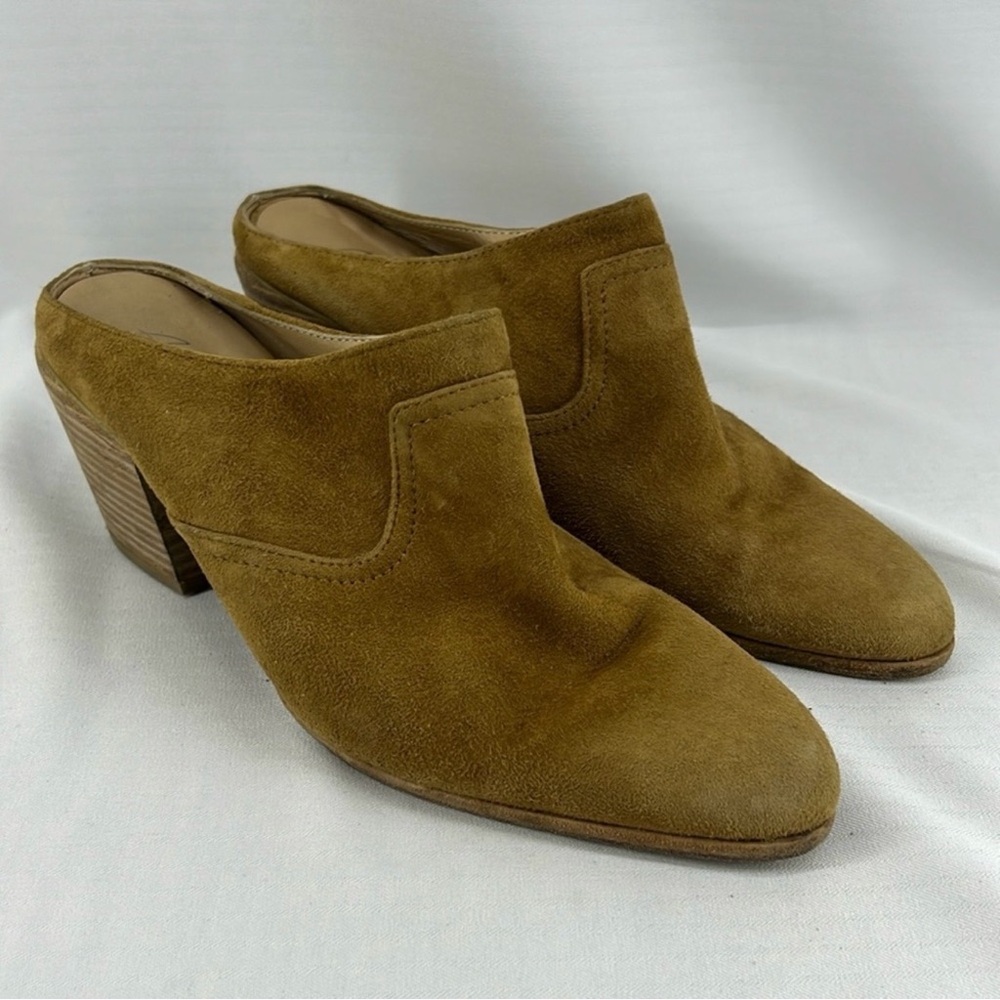 Elegant Brown Suede Mules for Women